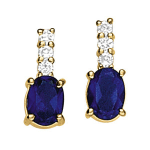 EARRINGS COLOR OVAL Complete per 1/2 pair.