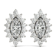 EARRINGS COLOR MARQUISE Complete per 1/2 pair.