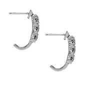 EARRINGS HOOP EARRINGS J-HOOPS MATCH 30774 Complete per 1/2 pair.