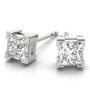 EARRINGS SINGLE STONE Complete per 1/2 pair.