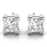 EARRINGS SINGLE STONE Complete per 1/2 pair.