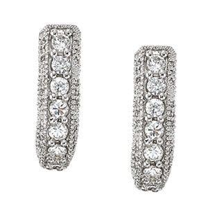 EARRINGS HOOP EARRINGS J-HOOPS
