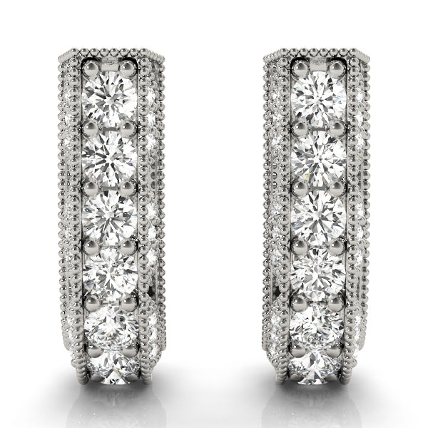 EARRINGS HOOP EARRINGS J-HOOPS