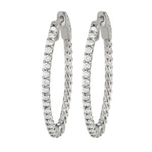 EARRINGS HOOP EARRINGS VAULT LOCK