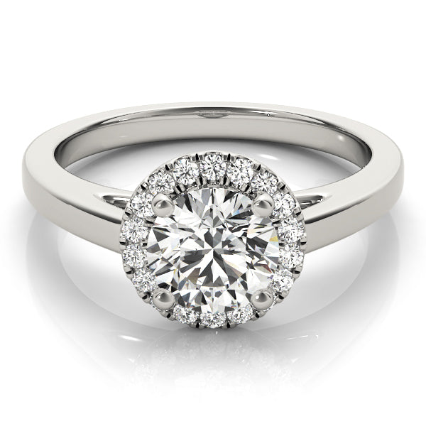 ROUND HALO ENGAGEMENT RING