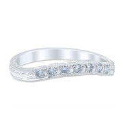 Romanesque Arcade Wedding Ring