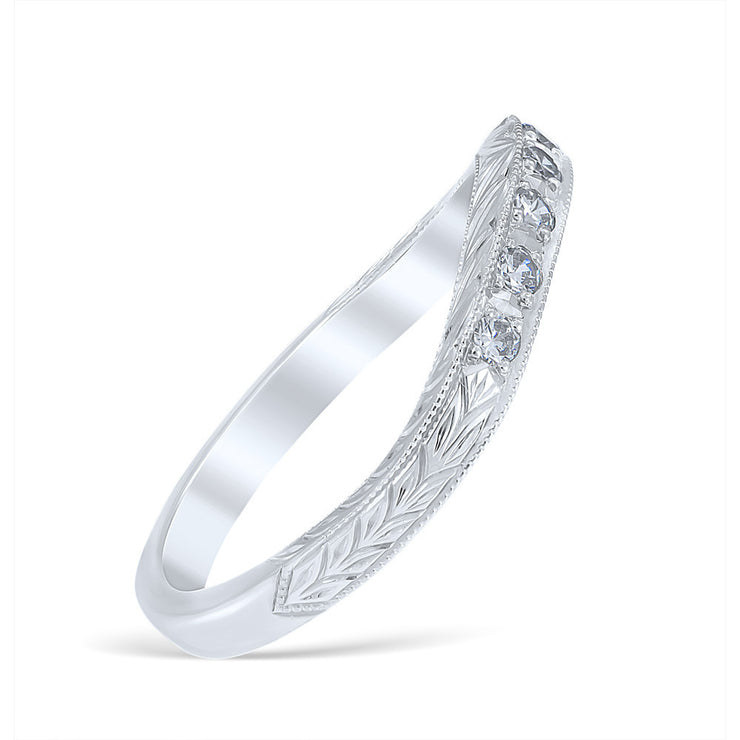 Romanesque Arcade Wedding Ring