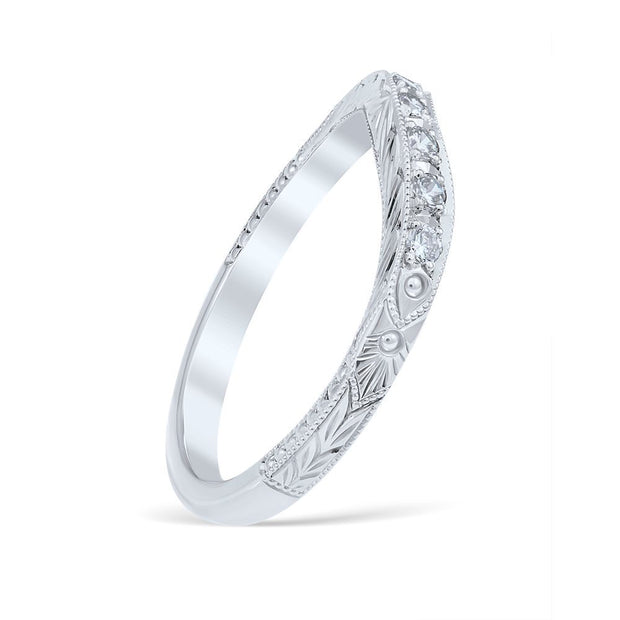 Venetian Crown Wedding Ring