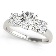 ENGAGEMENT RINGS 3 STONE ROUND