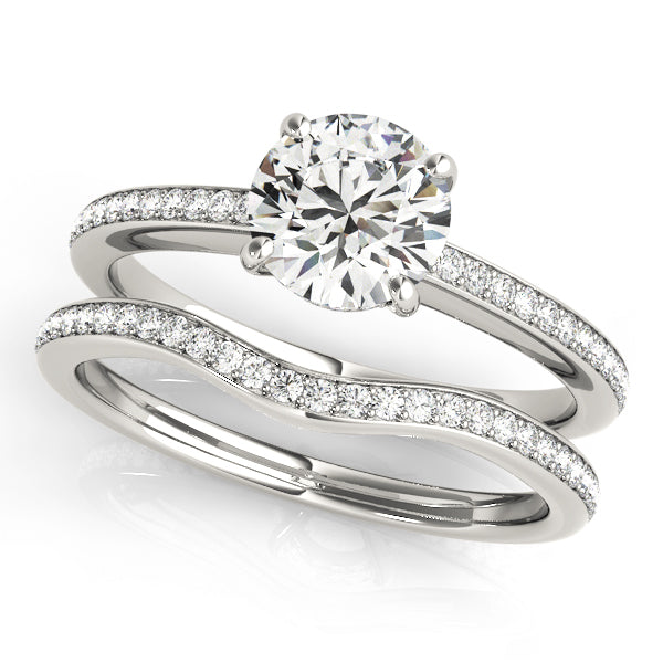 ENGAGEMENT RINGS SINGLE ROW PRONG SET