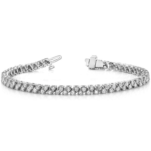 White Gold Tennis Bracelet