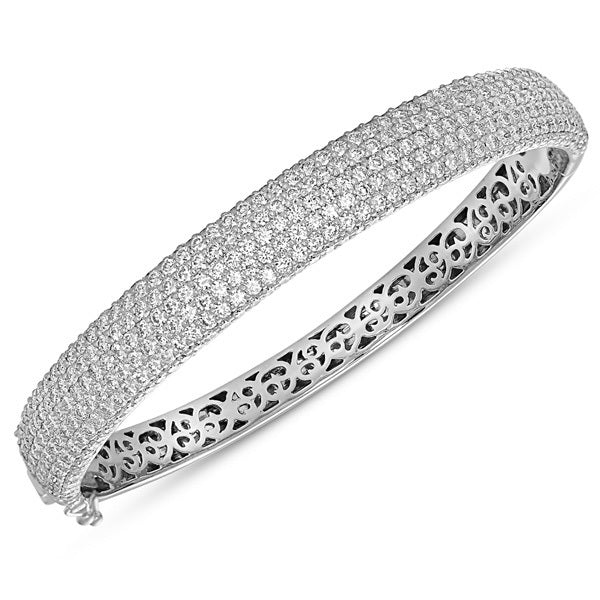 White Gold Bangel Bracelet