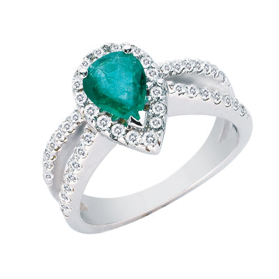 Emerald & Diamond Ring