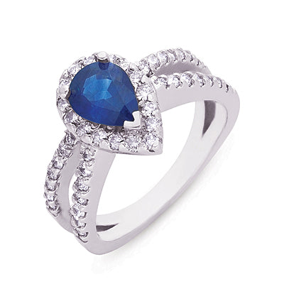 Sapphire & Diamond Ring