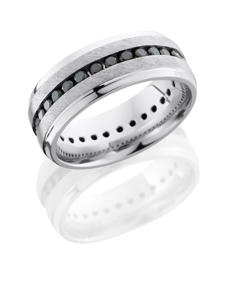 CC8B(S)ETERNITYBLKDIA.04  ANGLE SATIN/POLISH