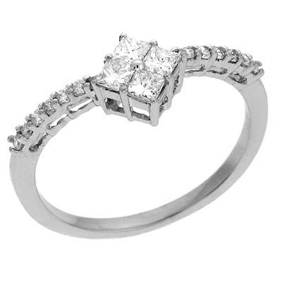 White Gold Diamond Ring