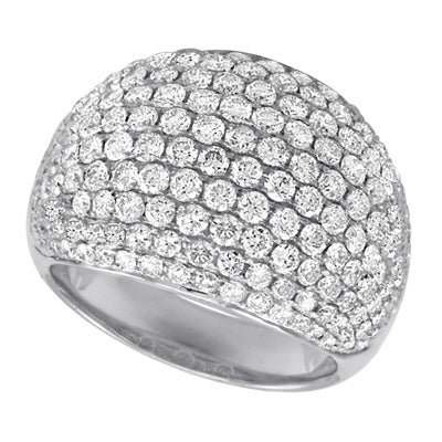 White Gold Diamond Pave Band