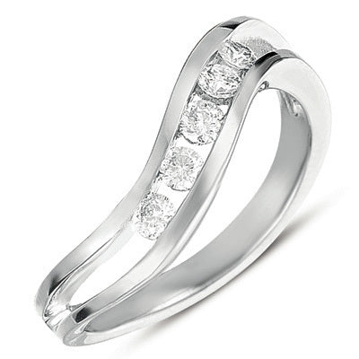 Channel Set Diamond Ring