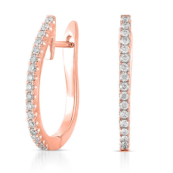 Rose Gold 20mm Hoop Earring