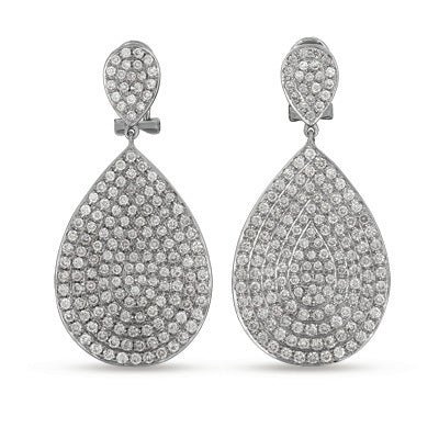 White Gold Diamond Earring