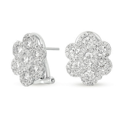 White Gold Diamond Earring