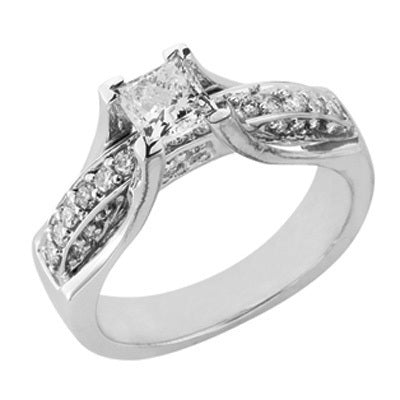 White Gold Engagement Ring