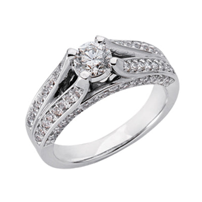 White Gold Engagement Ring