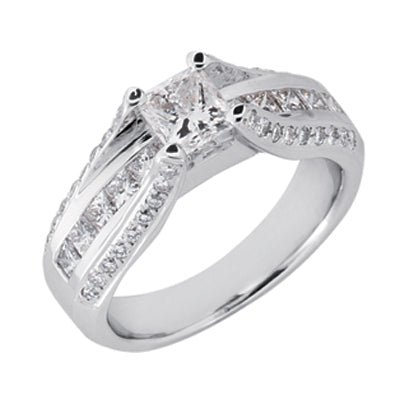 White Gold Engagement Ring