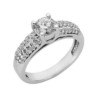 White Gold Engagement Ring