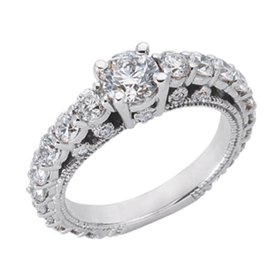 White Gold Engagement Ring