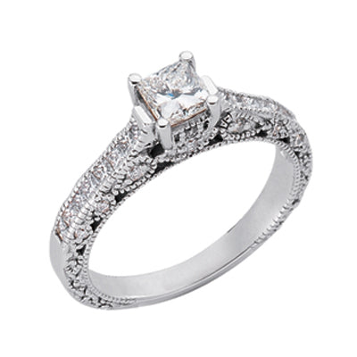 White Gold Engagement Ring