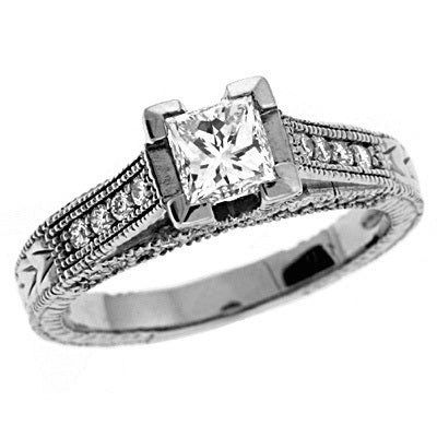 White Gold Engagement Ring