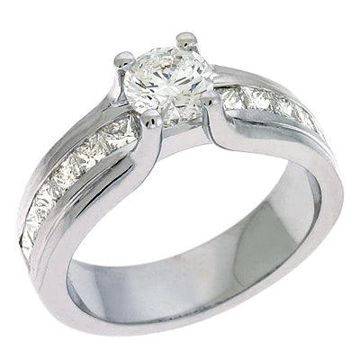 White Gold Engagement Ring