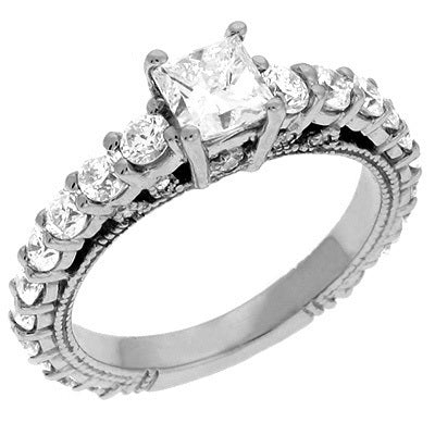 White Gold Engagement Ring