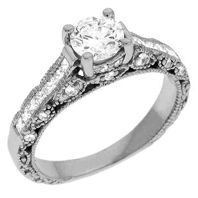 White Gold Engagement Ring