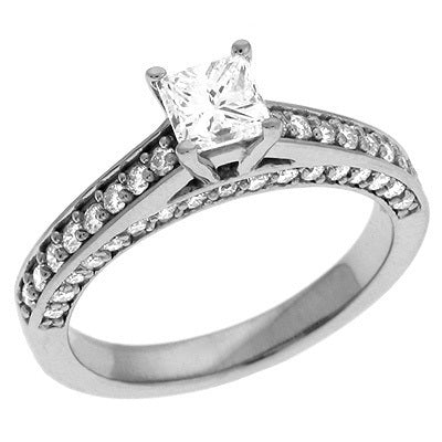 White Gold Engagement Ring