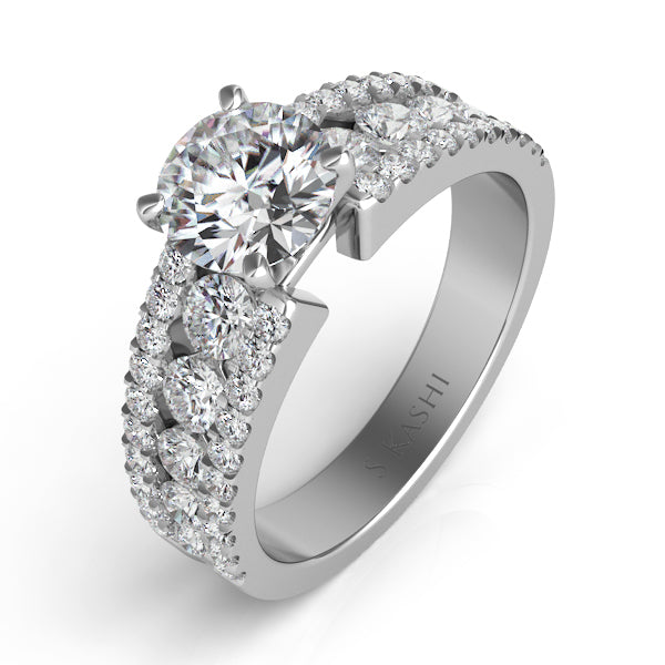 White Gold Engagement Ring