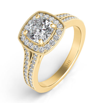 Yelllow Gold Engagement Ring