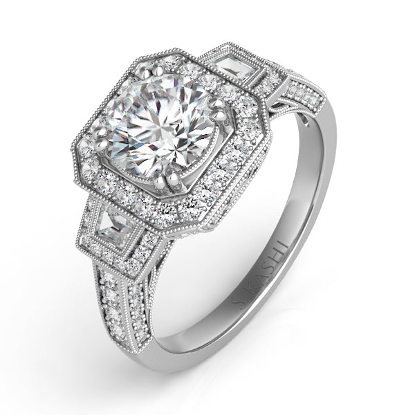 White Gold Engagement Ring