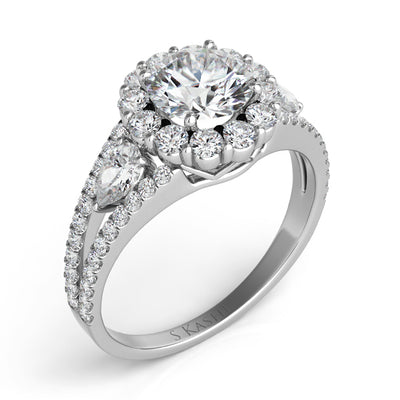 White Gold Engagement Ring