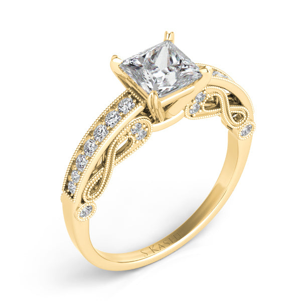 Yellow  Gold Engagement Ring