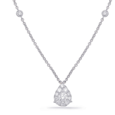 White Gold Diamond Necklace