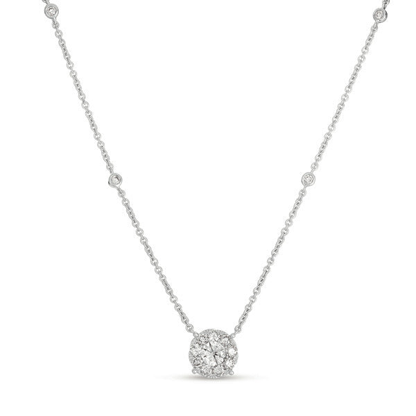 White Gold Diamond Necklace