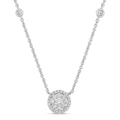 White Gold Diamond Necklace