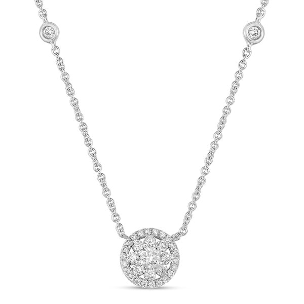 White Gold Diamond Necklace