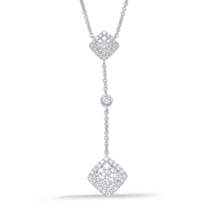 White Gold Diamond Necklace