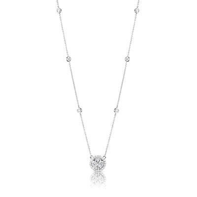 White Gold Diamond Necklace