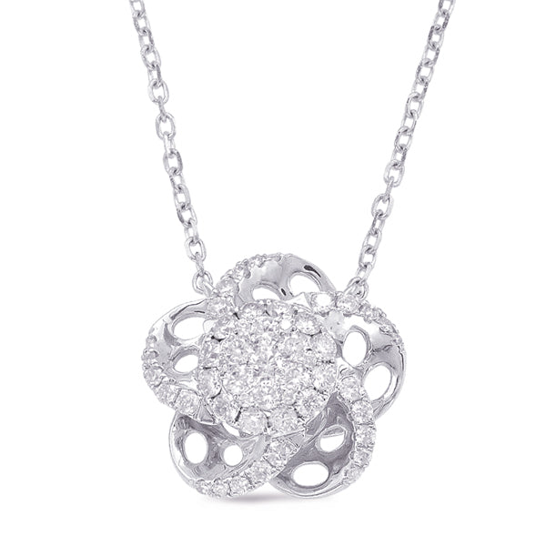 White Gold Diamond Necklace