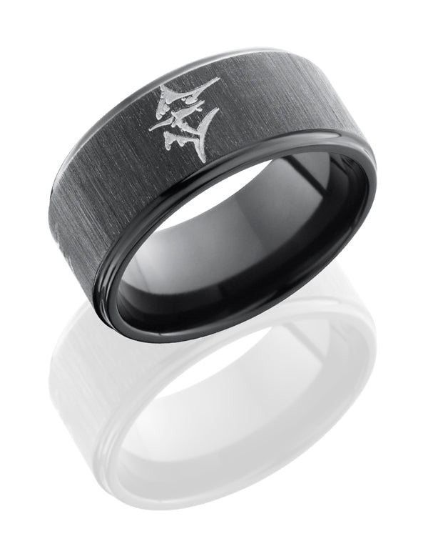 Z10FGE-MARLIN CROSS SATIN BLACK-POLISH