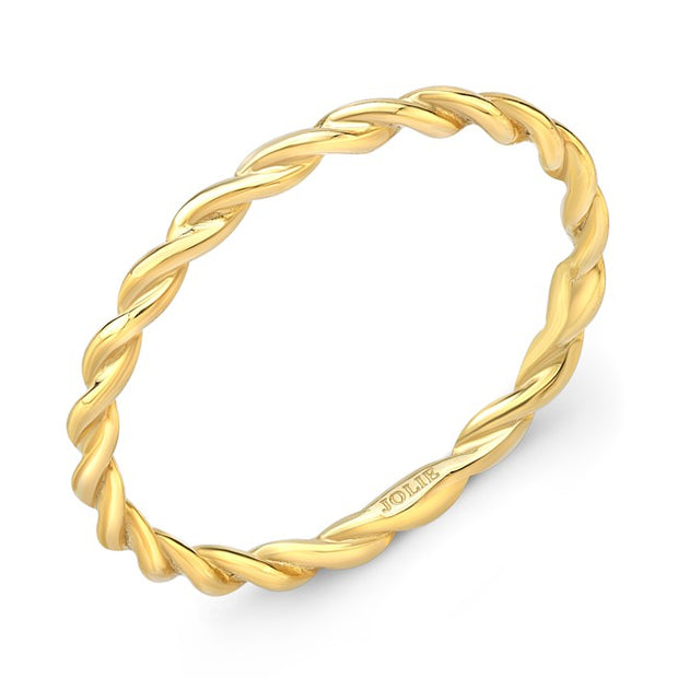 Yellow Gold Twist Band